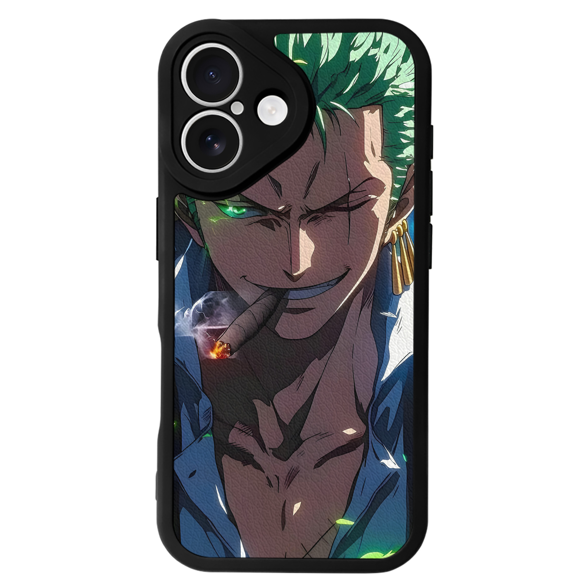 （画像用） ワンピース ONE PIECE 【iPhone 16シリーズ対応】シリコンスマホケース（レザー調） 材質：シリコン